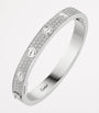 White Gold and Diamond LOVE Bracelet