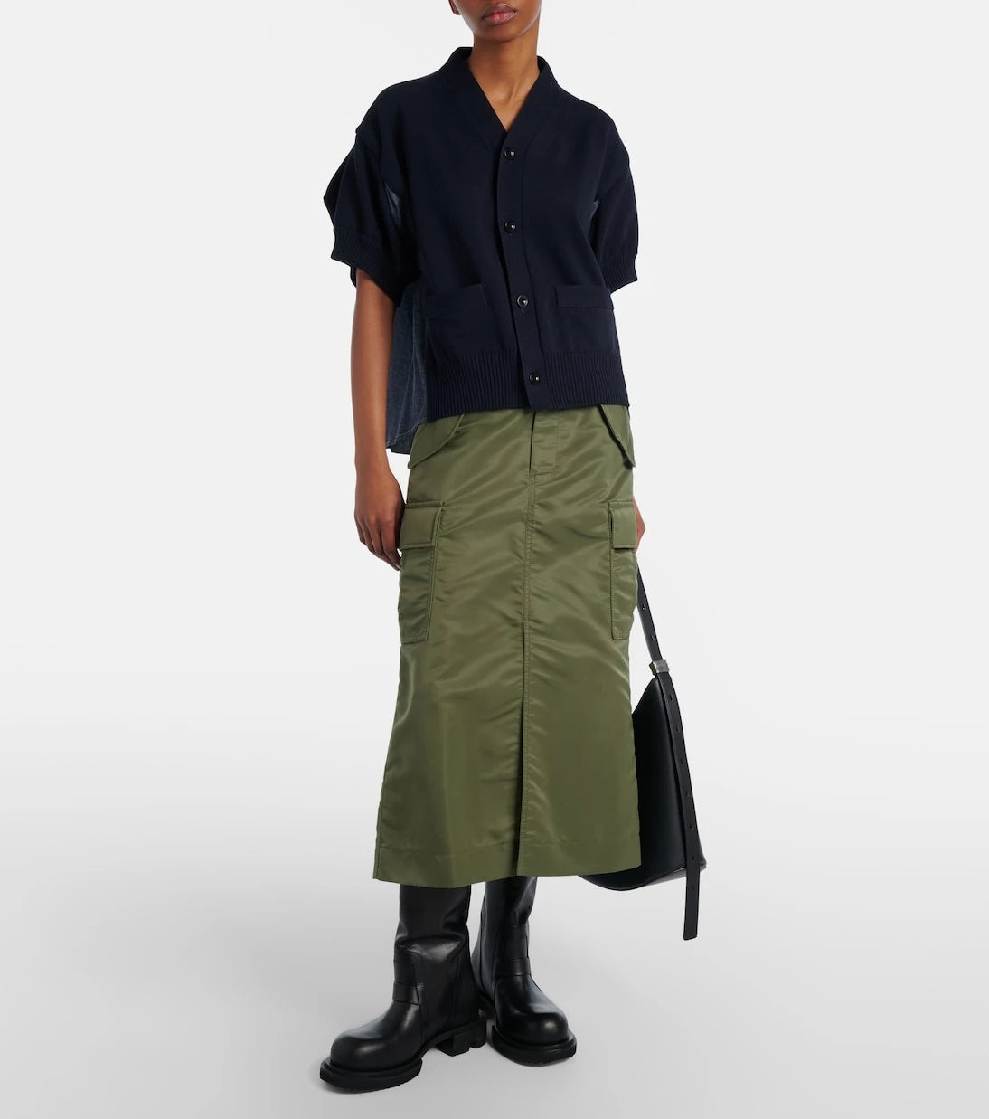 Sacai - Paneled shirt