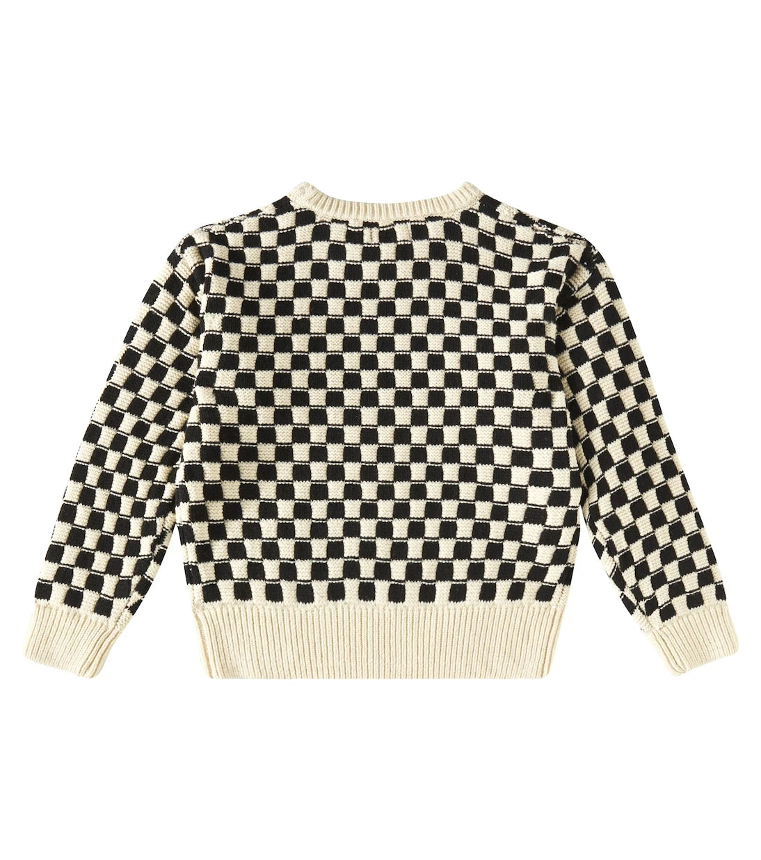 Rylee + Cru - Checked cotton-blend sweater