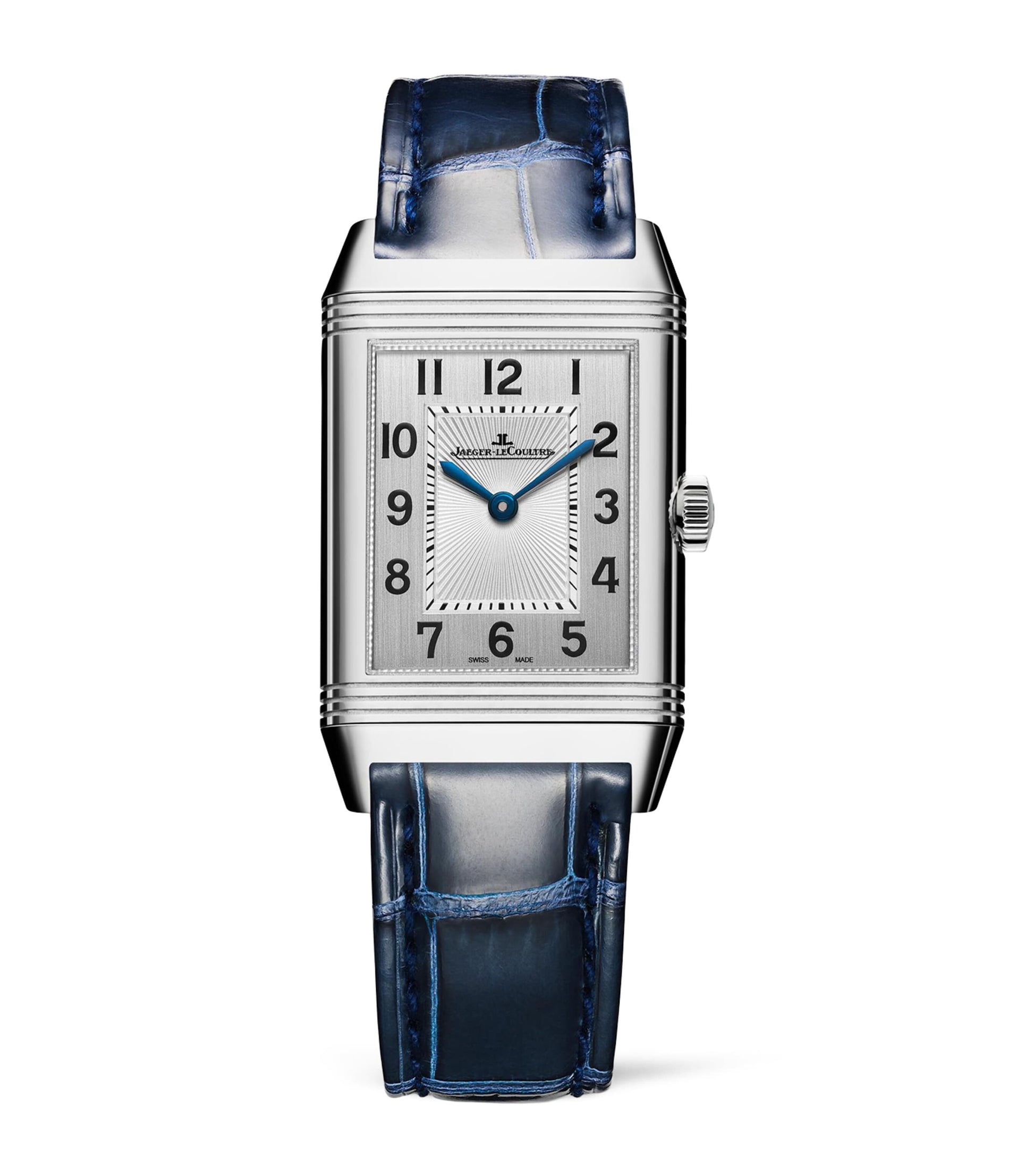 Stainless Steel and Diamond Reverso Classic Duetto Watch 24.4mm