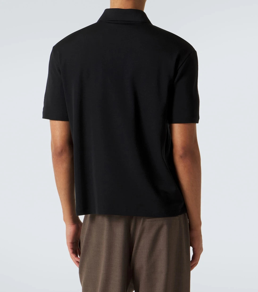 The Row - Mistral wool and silk polo shirt