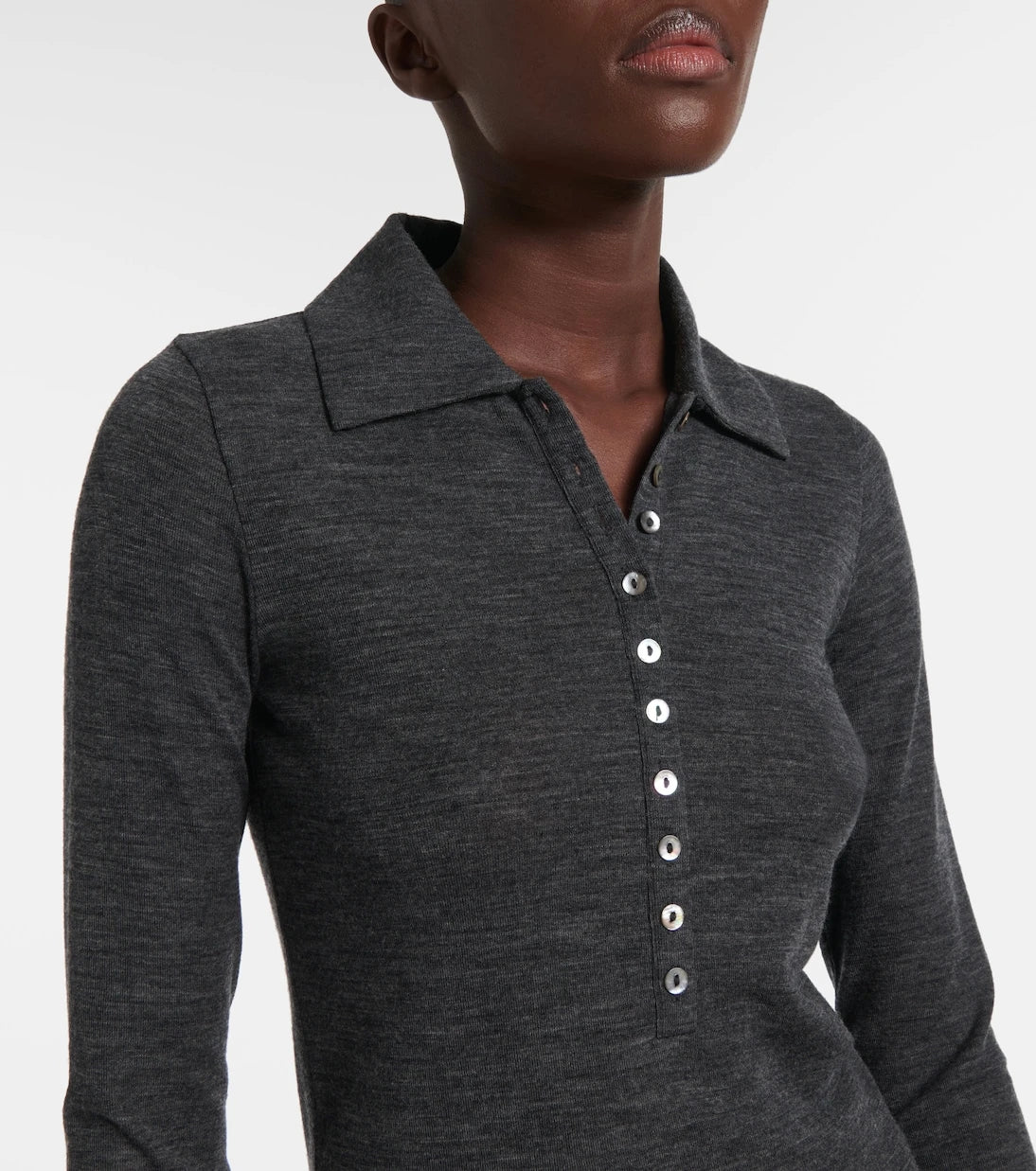 Vince - Sheer polo shirt