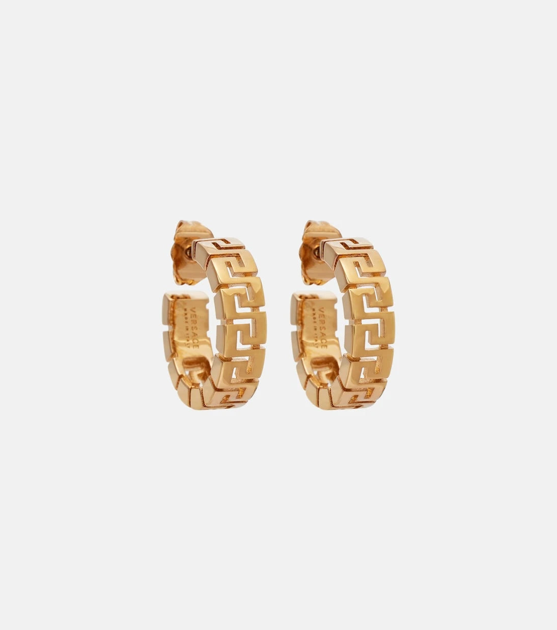 Versace - Greca hoop earrings