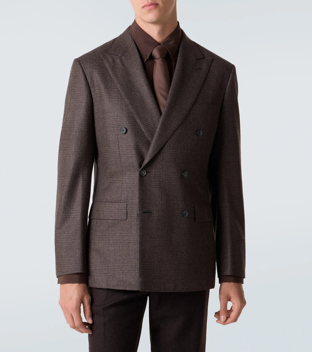 Brioni - Prince of Wales check wool blazer
