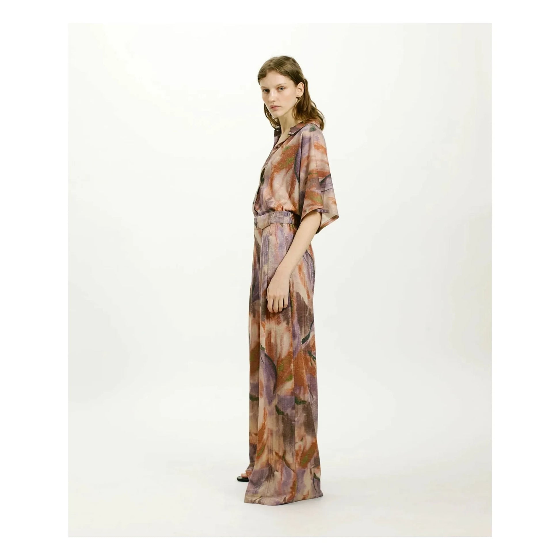 Momoni - Aspen Printed Pants | Purple
