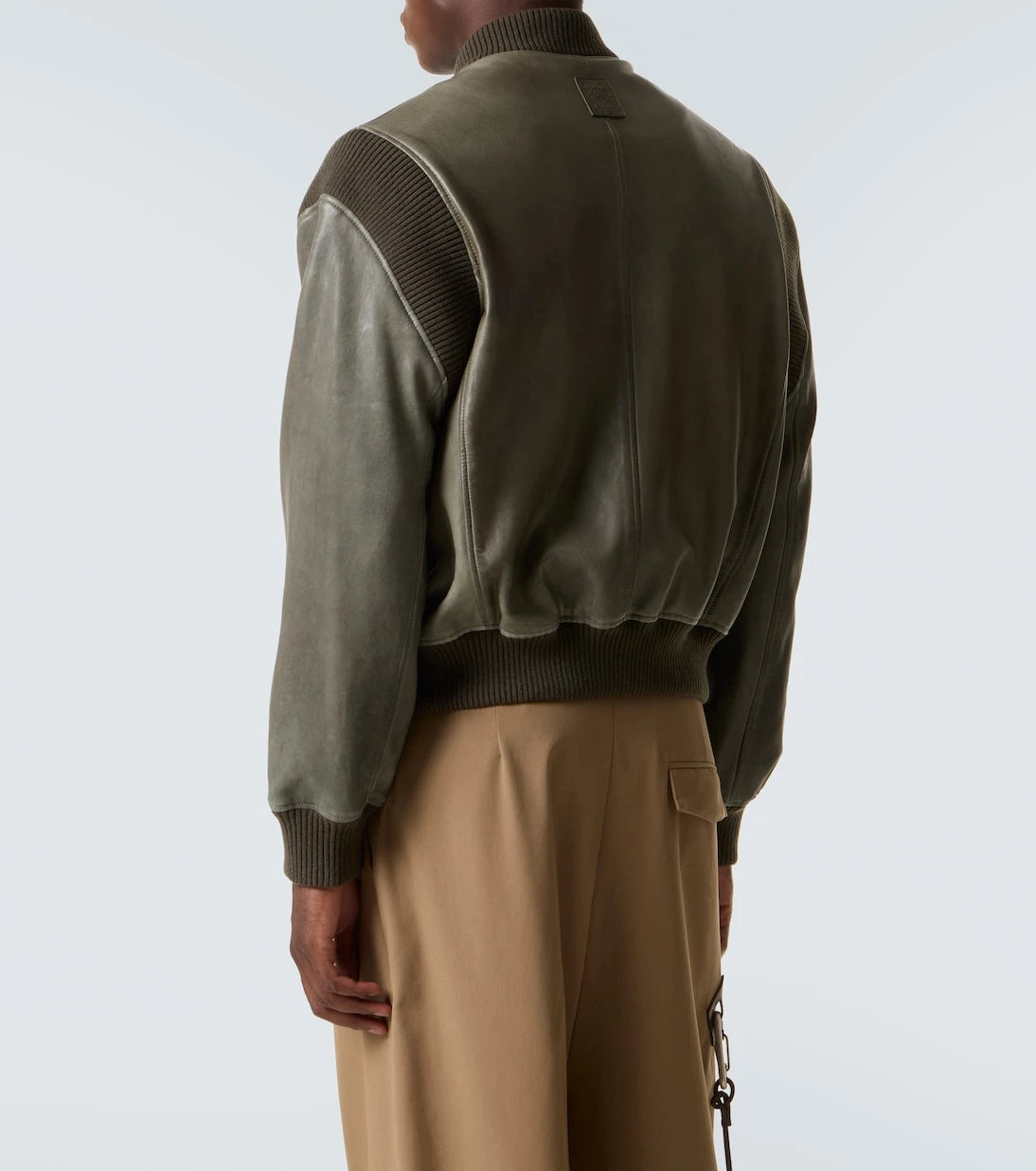 Loewe - Leather bomber jacket