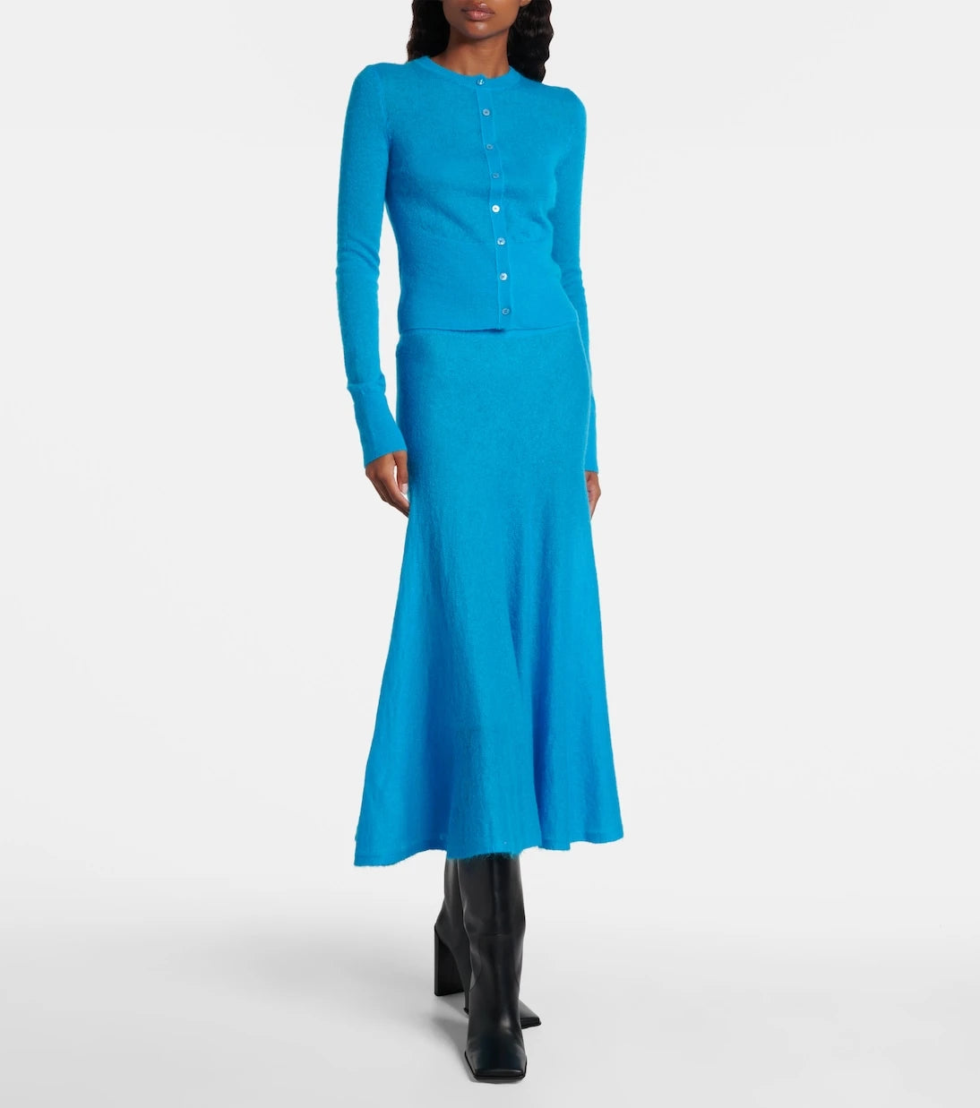 Alaïa - Mohair and wool-blend cardigan