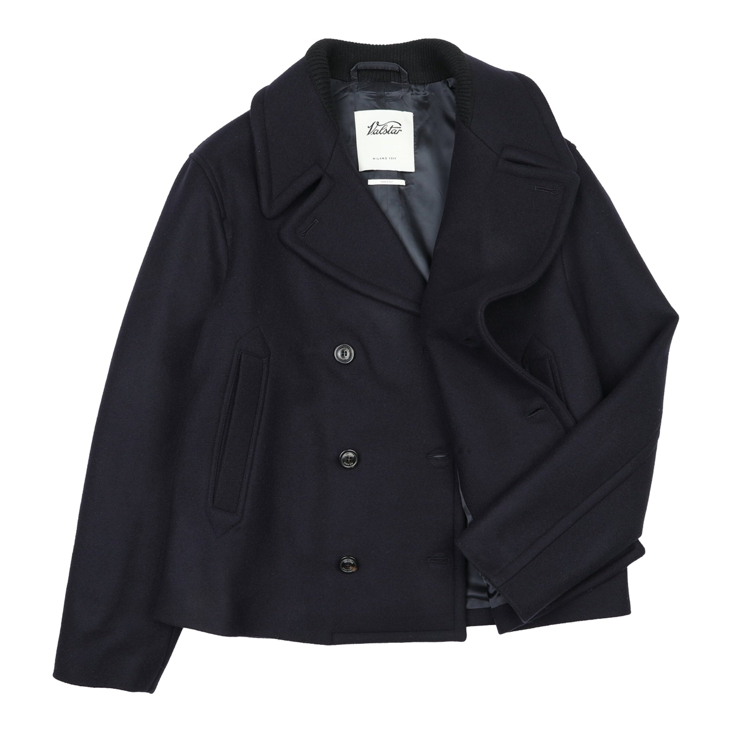 Valstar Navy Virgin Wool Harold Peacoat