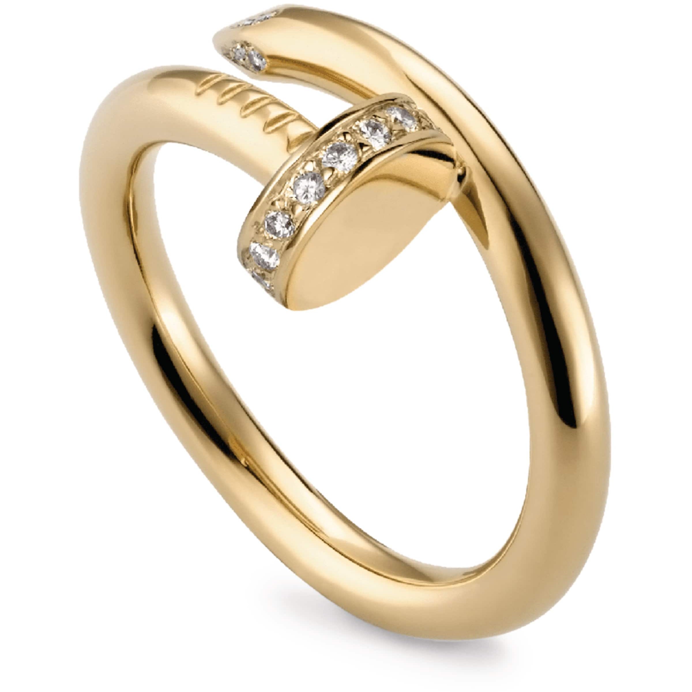 Yellow Gold and Diamond Juste Un Clou Ring
