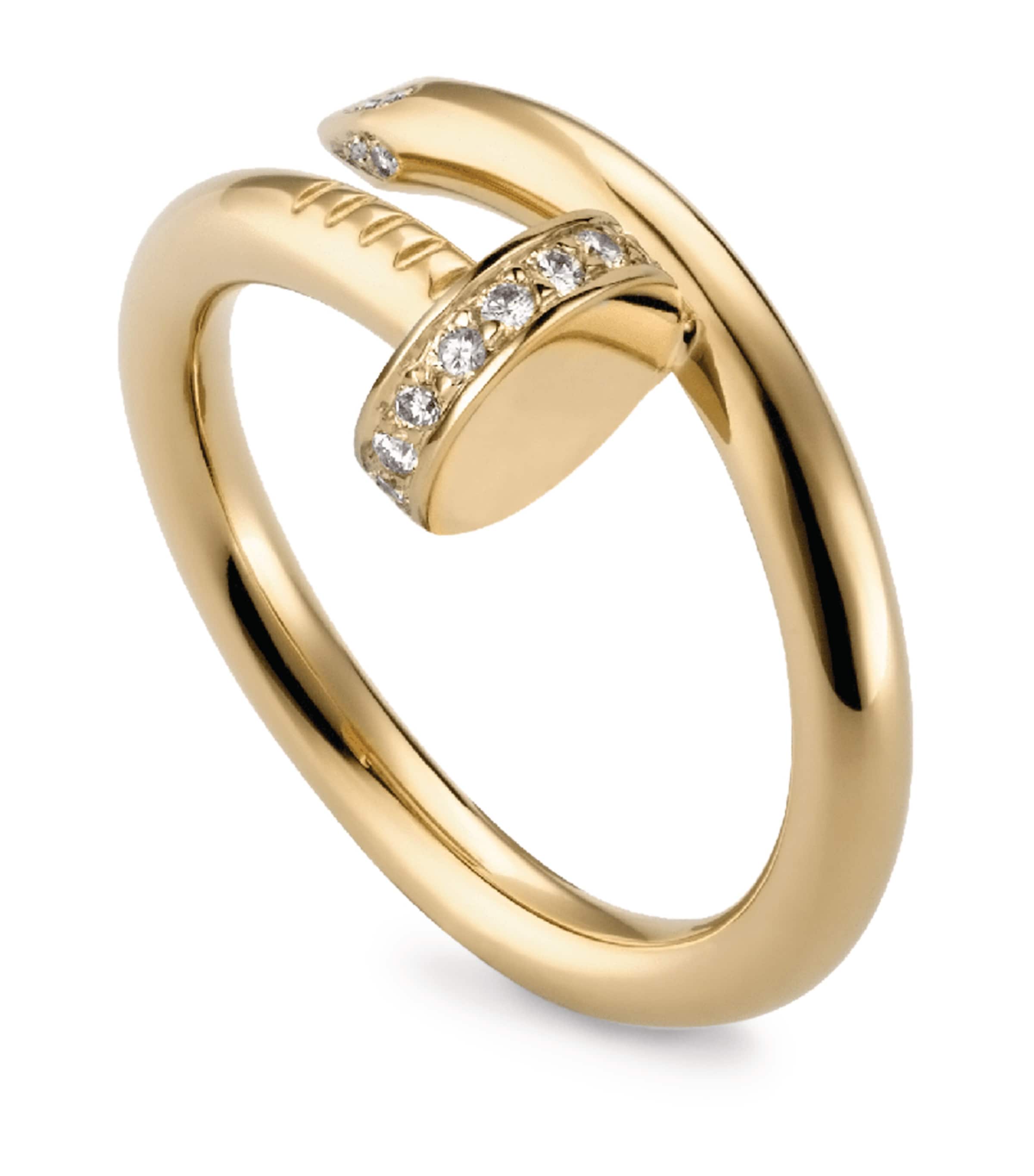 Yellow Gold and Diamond Juste Un Clou Ring