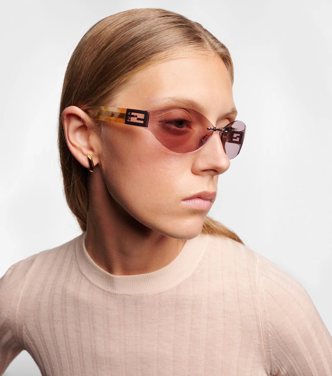 Fendi - Baguette cat-eye sunglasses