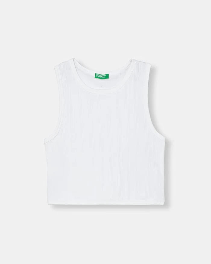 United Colors of Benetton çocuklar için pamuklu elastanlı üst