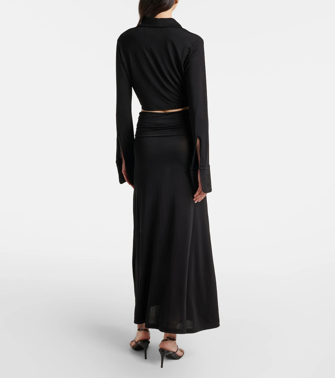 Aya Muse - Freya draped maxi skirt