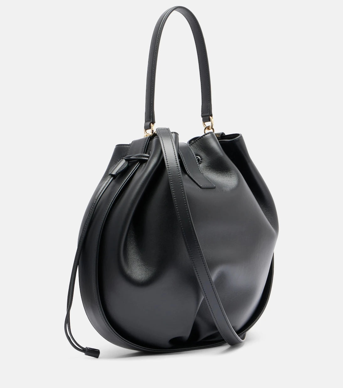 Ferragamo - Hug leather bucket bag