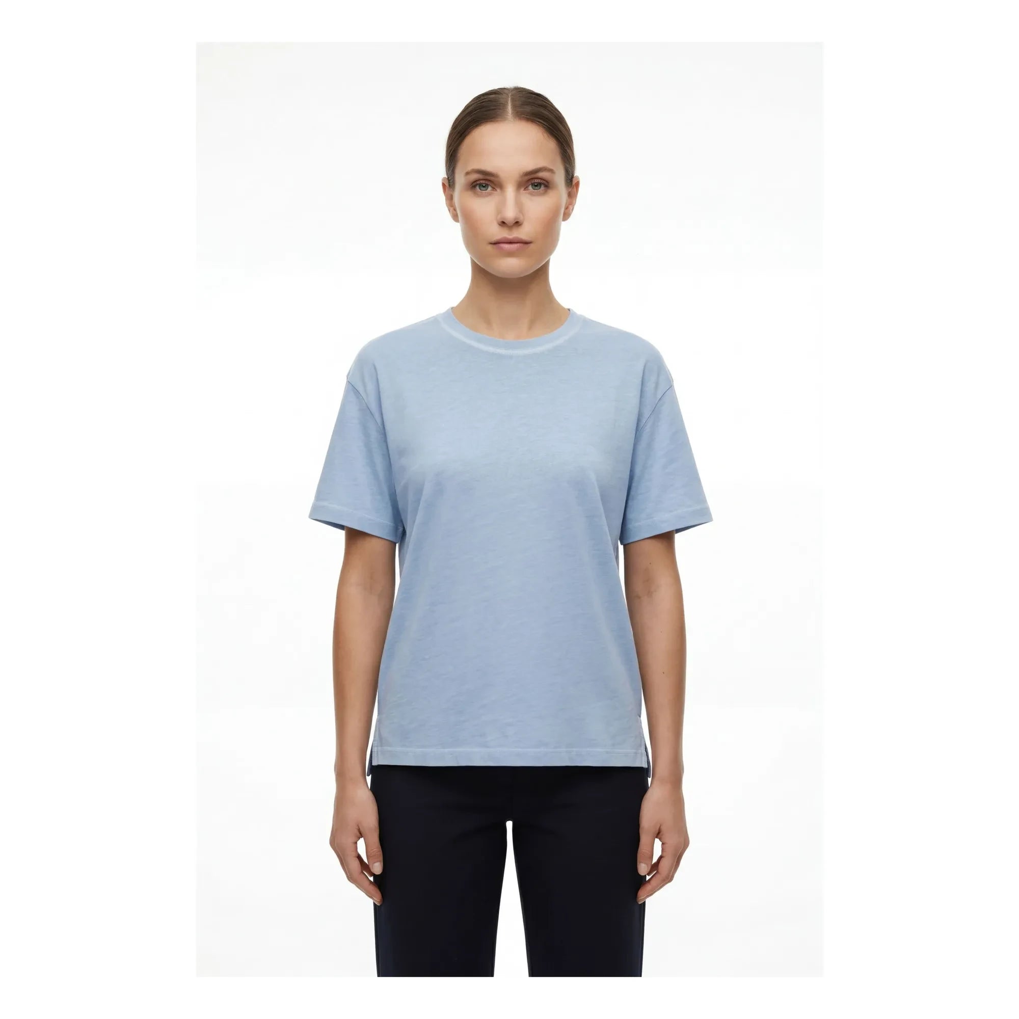 Hod - Ambre Cotton T-shirt | Blue
