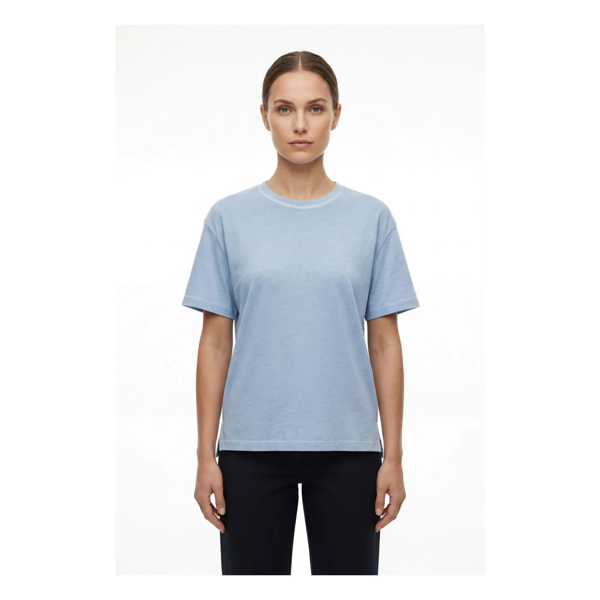 Hod - Ambre Cotton T-shirt | Blue