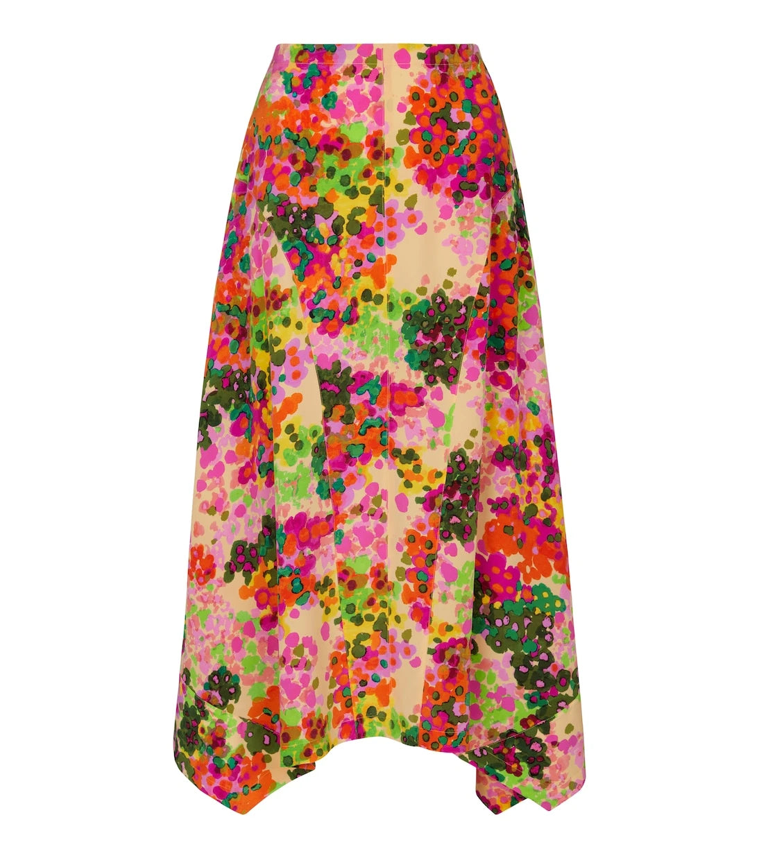 Stella McCartney - Naya floral silk midi skirt