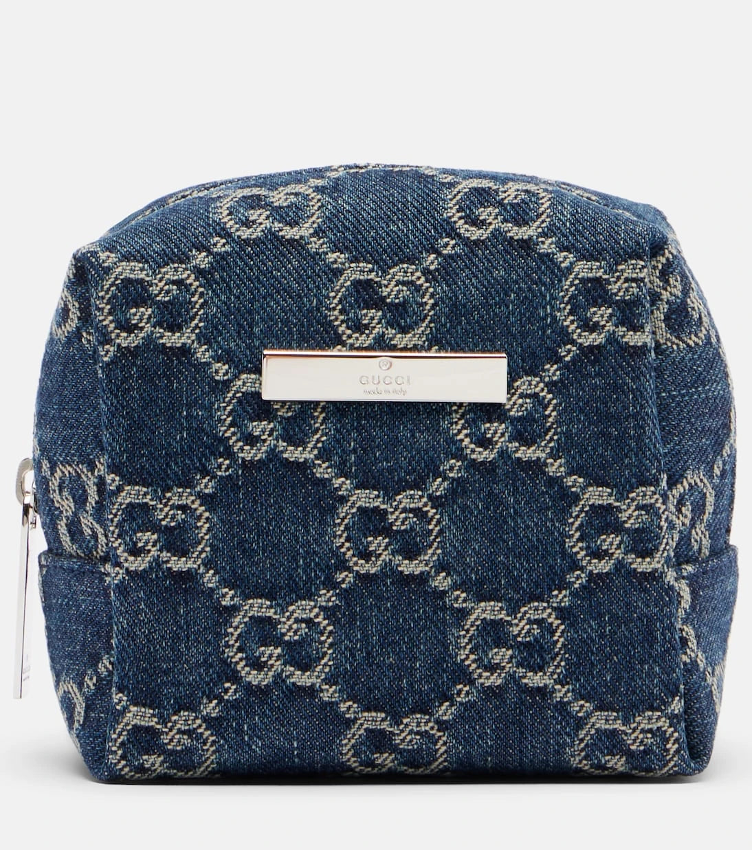 Gucci - حقيبة مكياج صغيرة كلاسيكية من دنيم Gucci Essence