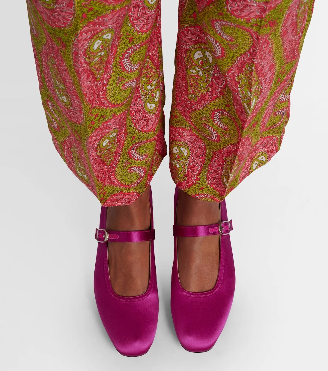 Le Monde Béryl - Mary Jane satin ballet flats