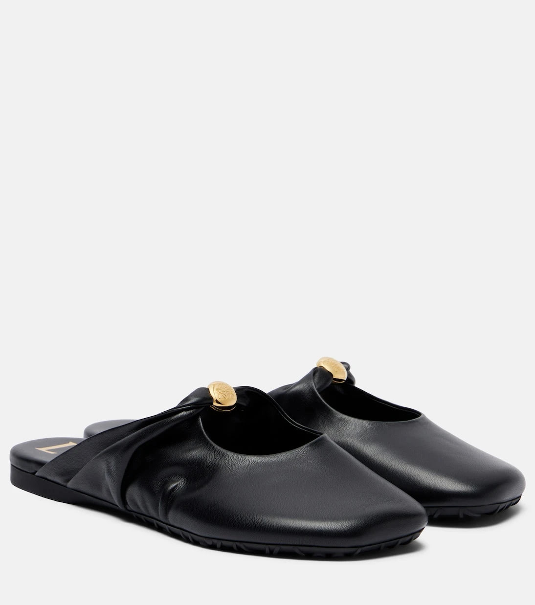 Loewe - Pebble Soft leather mules