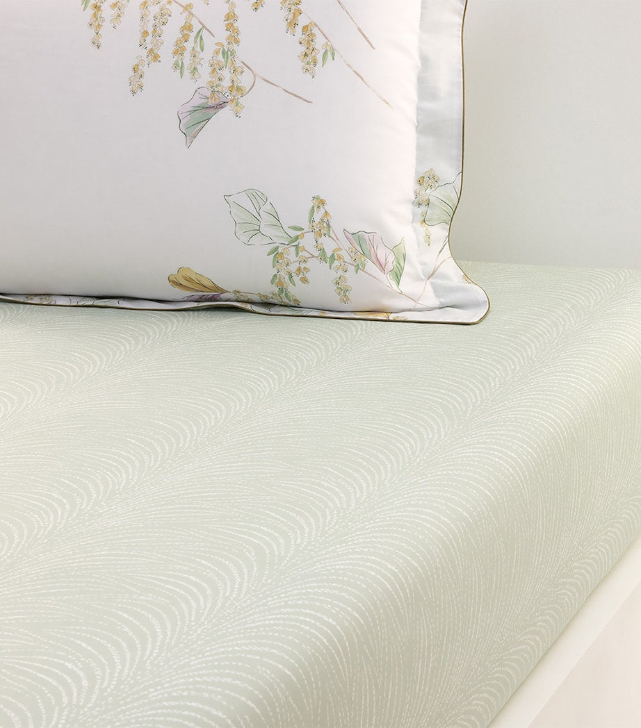 Yves Delorme Pollen King Fitted Sheet (150cm x 200cm)
