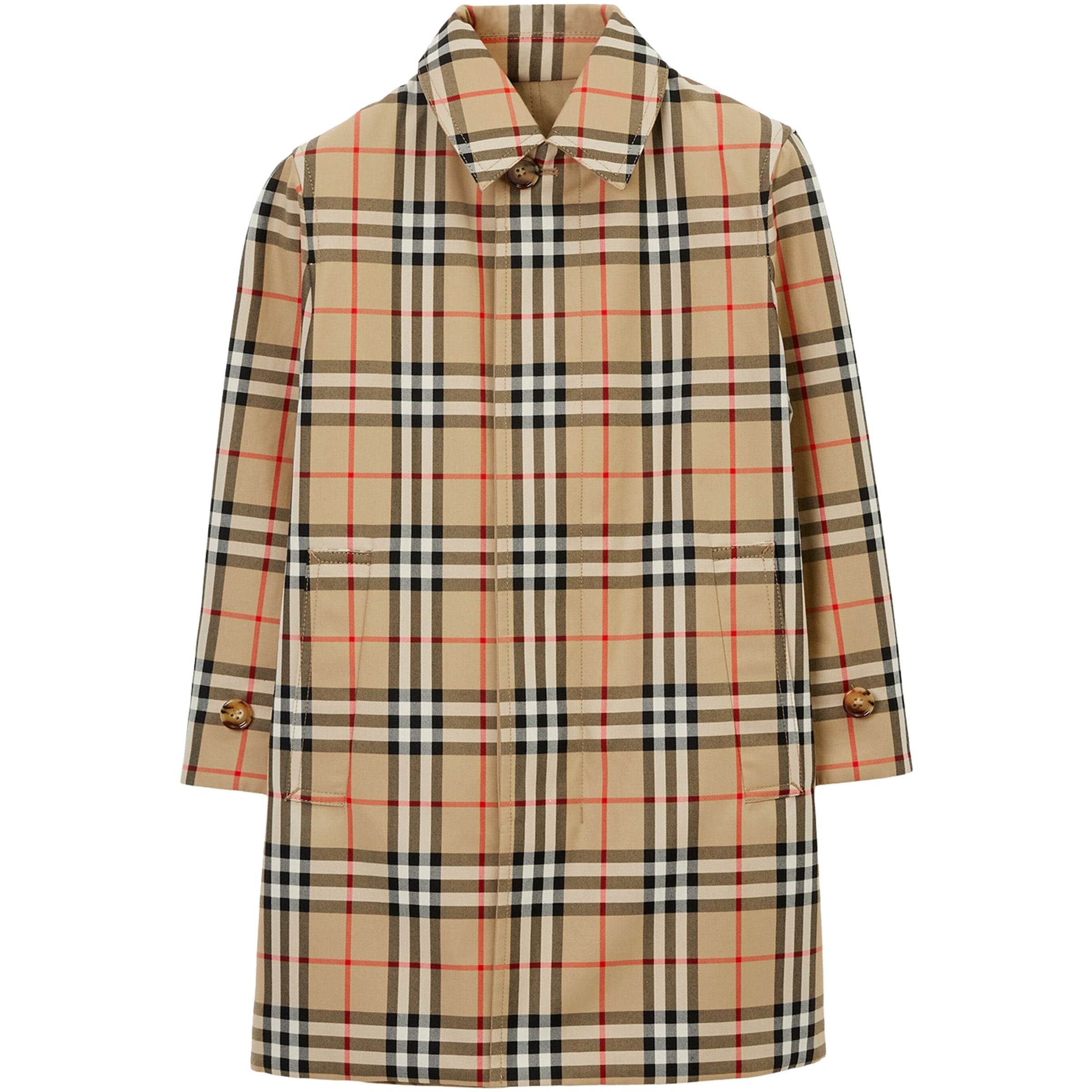 Burberry Kids Cotton Reversible Car Coat (3-12 Years)