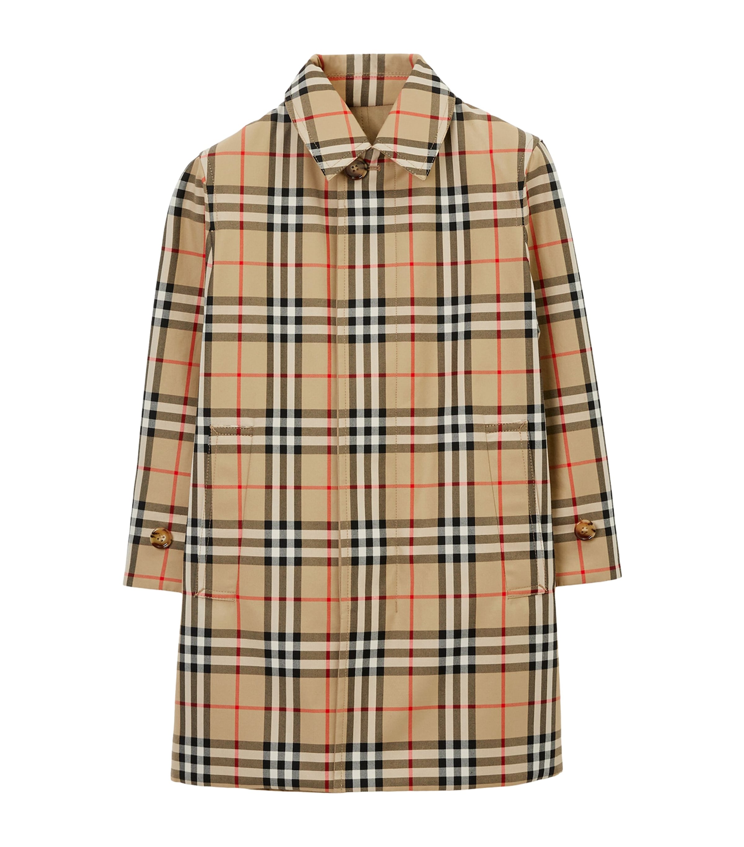 Burberry Kids Cotton Reversible Car Coat (3-12 Years)