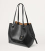 Jimmy Choo Black Diamond Medium Leather Tote Bag