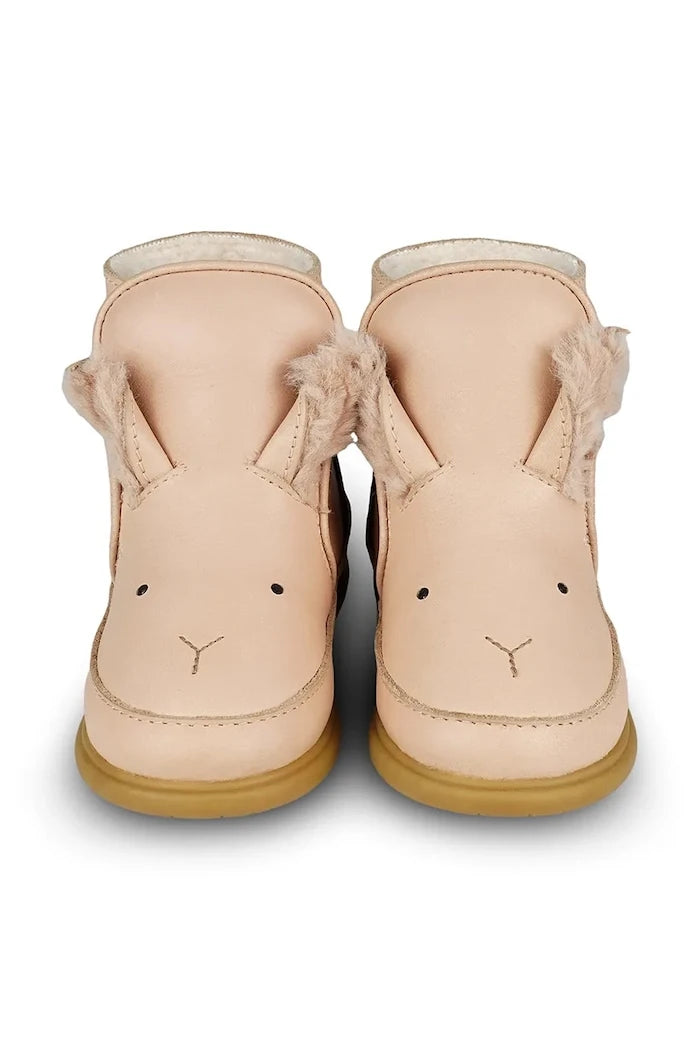 Donsje Dubu Exclusive Shoes Fluffy Bunny Çocuk Deri Kışlık Botlar