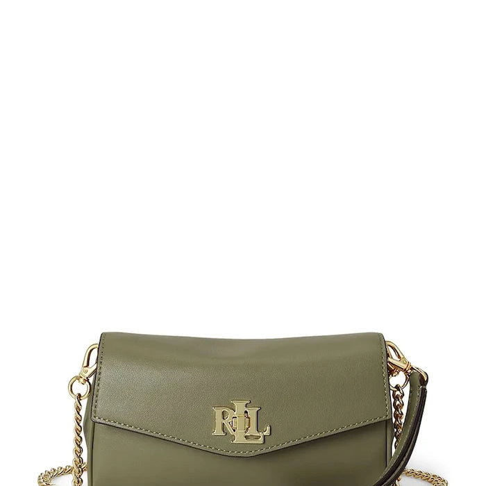 Lauren Ralph Lauren kadın deri crossbody çanta