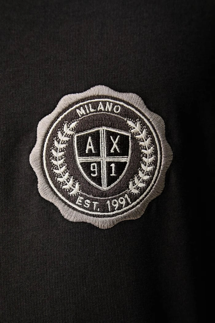 Armani Exchange erkek pamuklu uzun kollu bluz