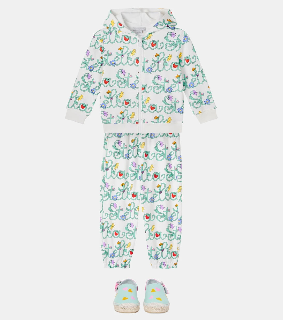 Stella McCartney Kids - بنطال رياضي قطني مطبوع