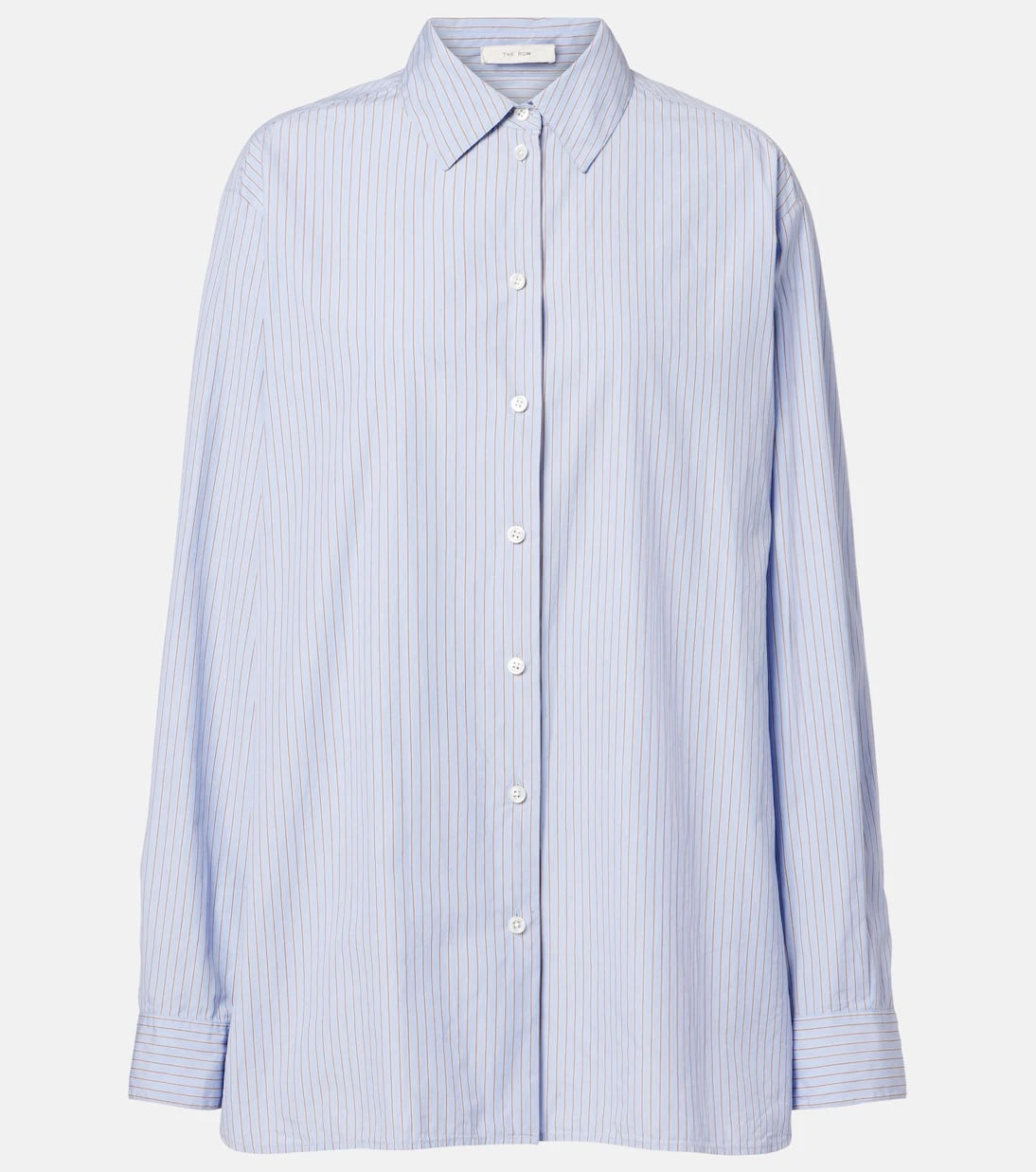 The Row - Striped cotton shirt