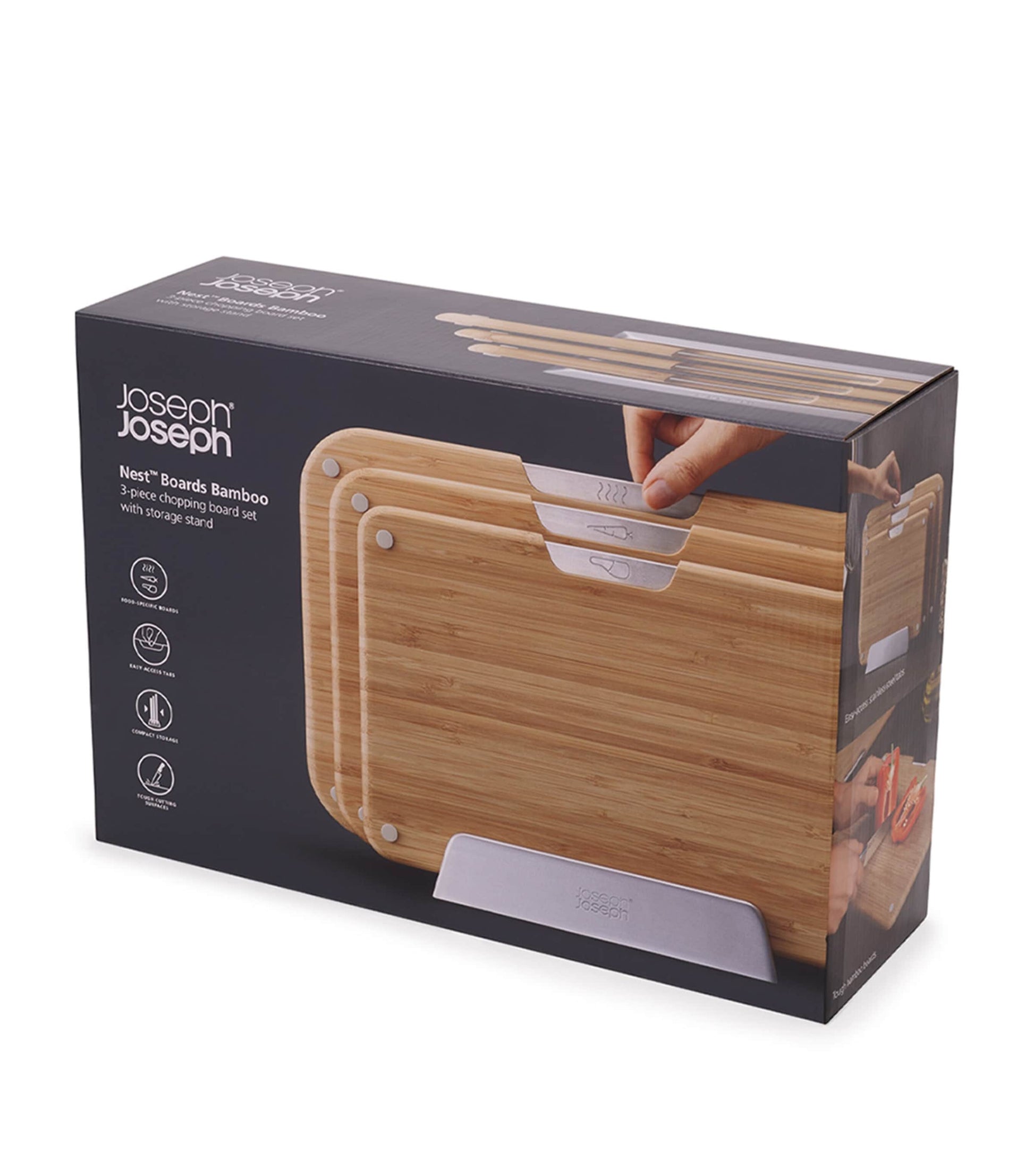 Set of 3 Bamboo Nest Chopping Boards