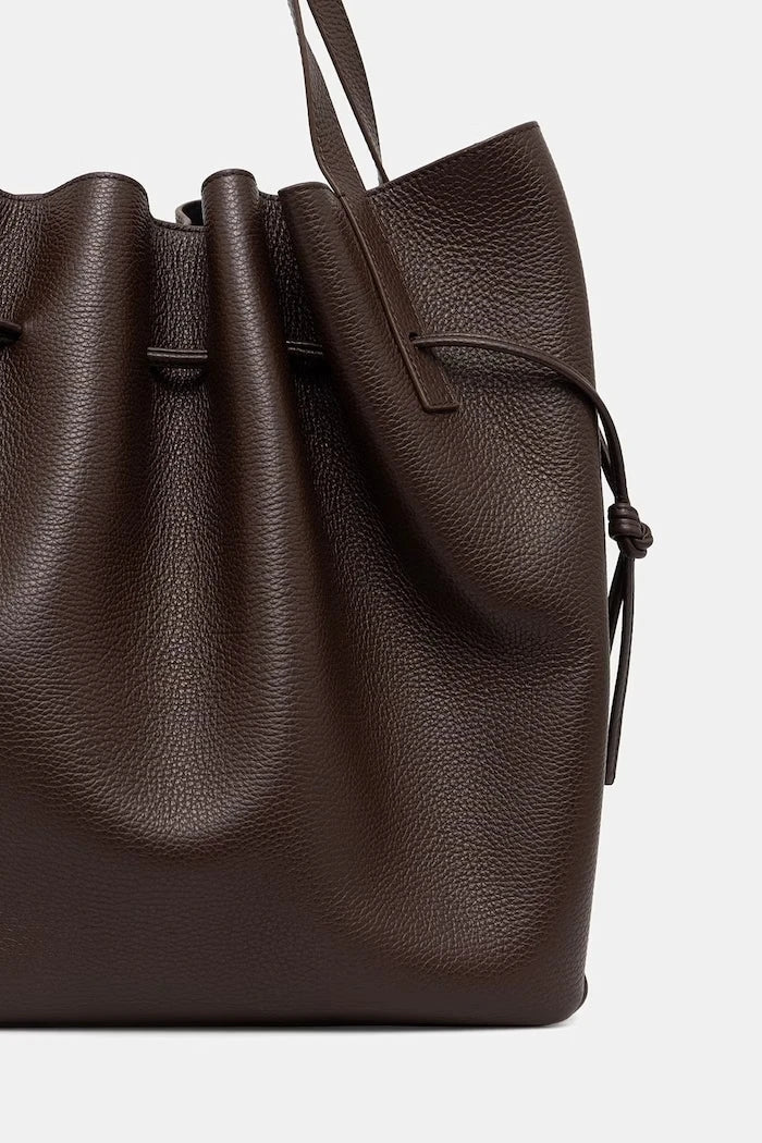 Yuzefi чанта tote дамска от кожа SCALLOP