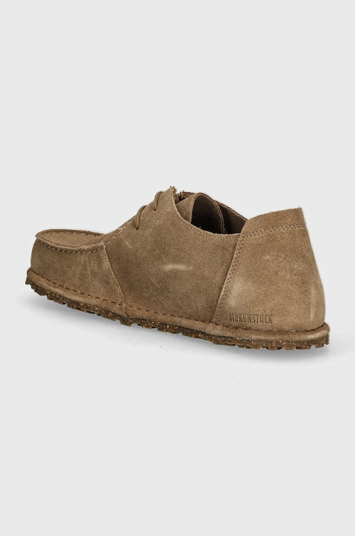 Половинки обувки от велур Birkenstock Utti Lace