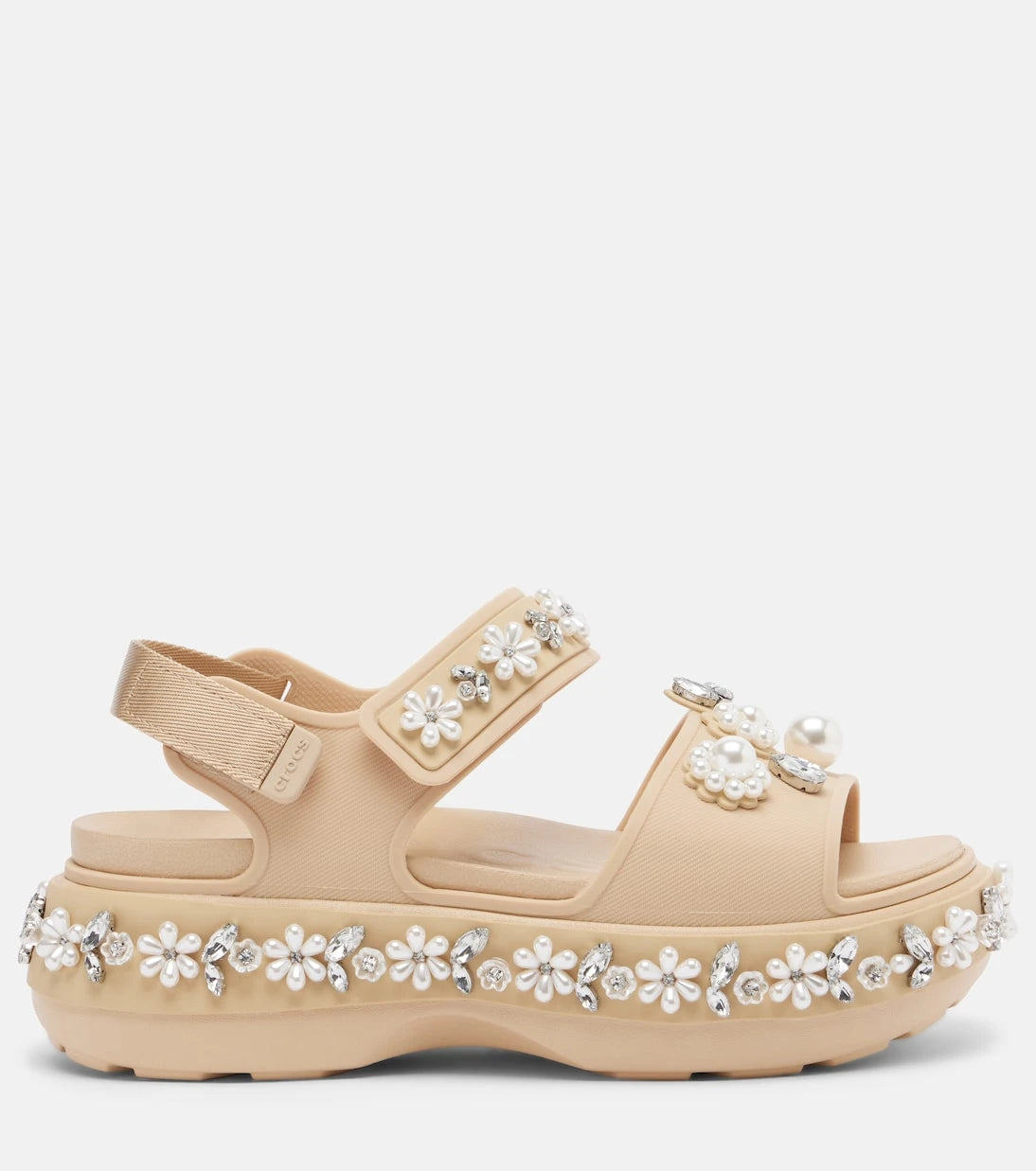 Simone Rocha - x Crocs embellished platform sandals