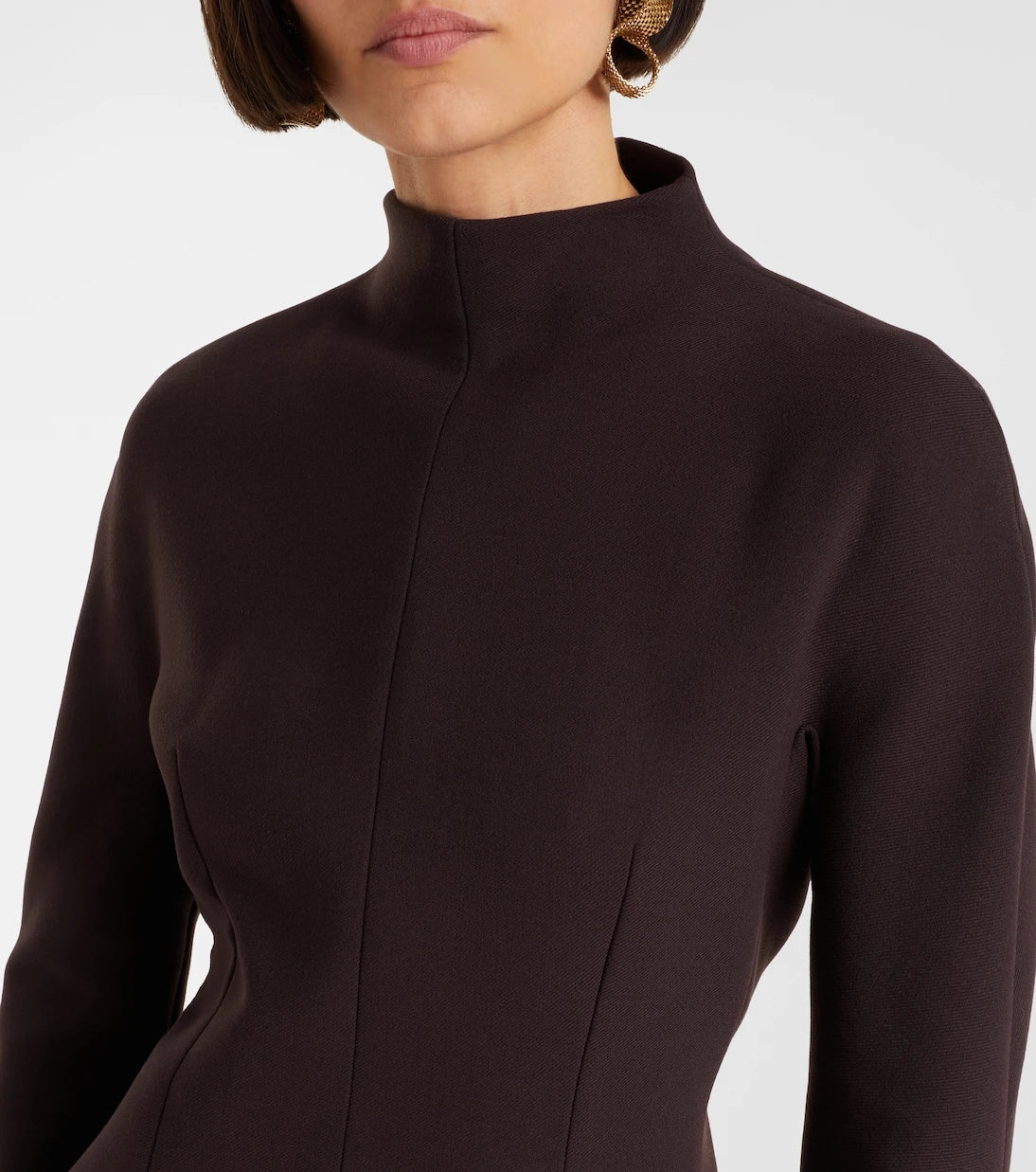 Sportmax - Peplum gabardine minidress