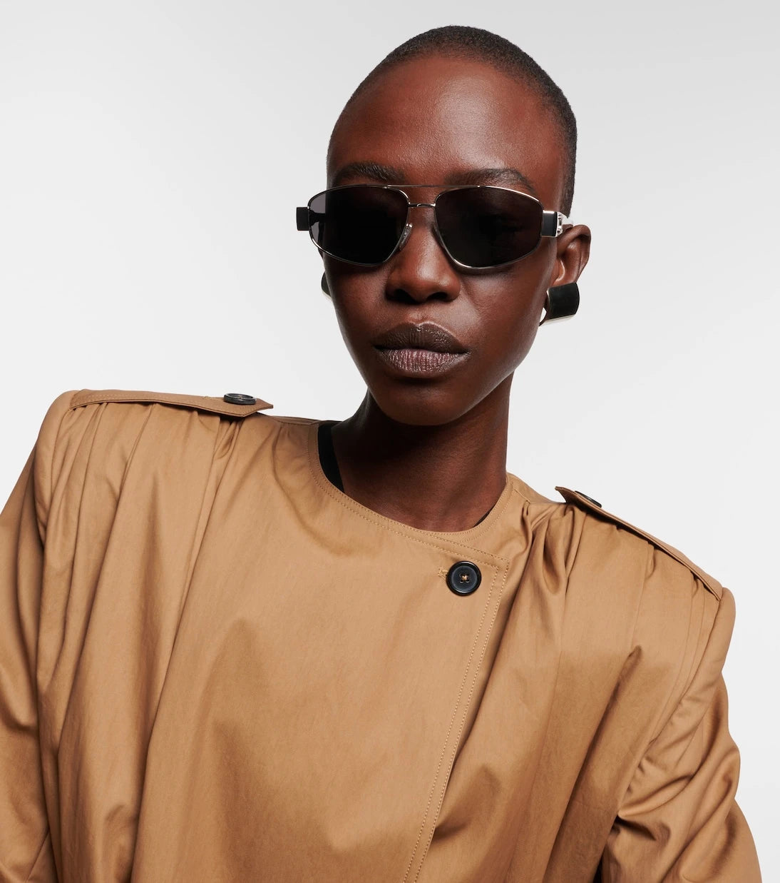 Celine Eyewear - Triomphe 03 Metal aviator sunglasses