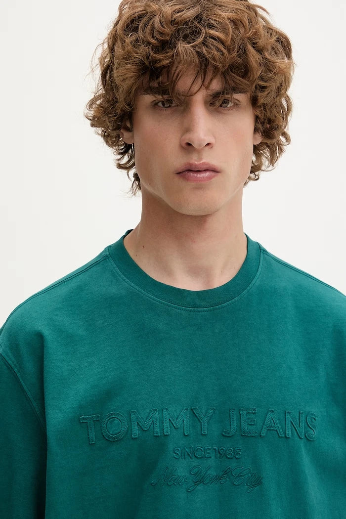Tommy Jeans basic erkek pamuklu tişört