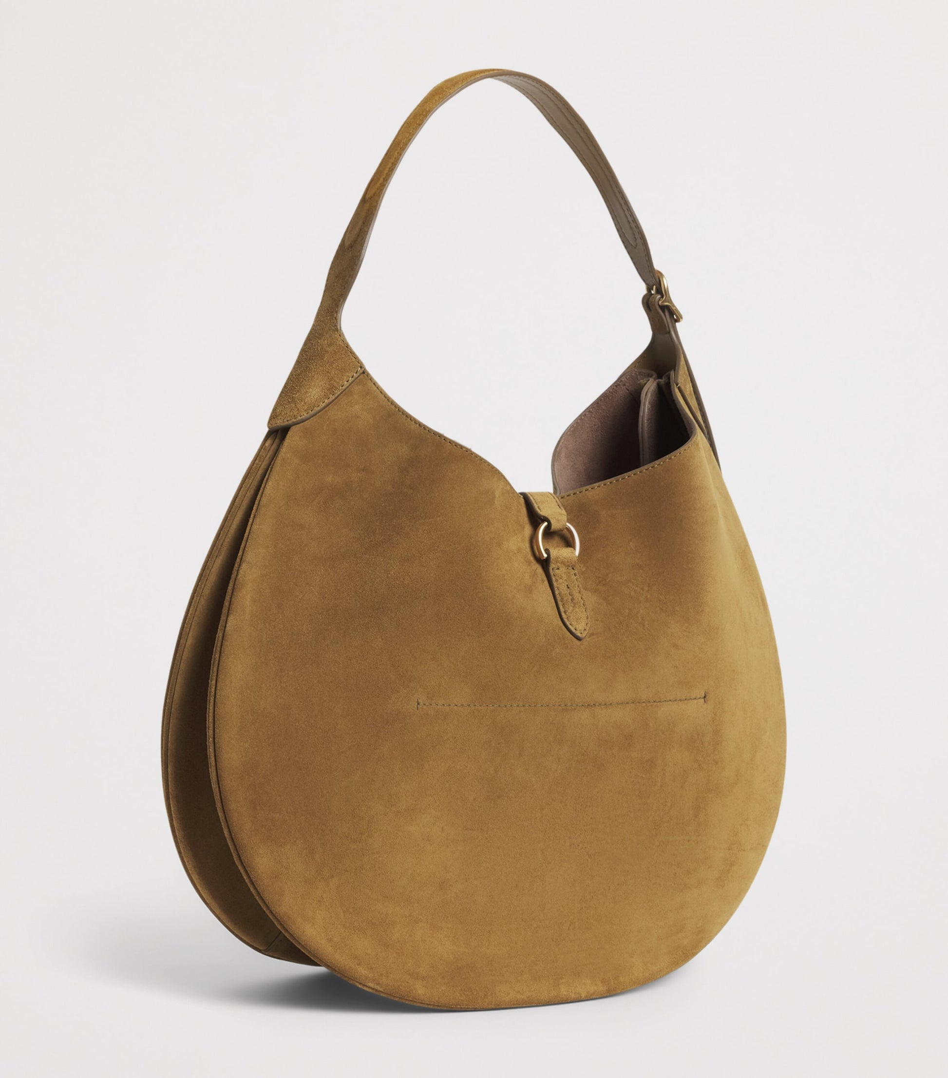 Medium Suede ID Shoulder Bag
