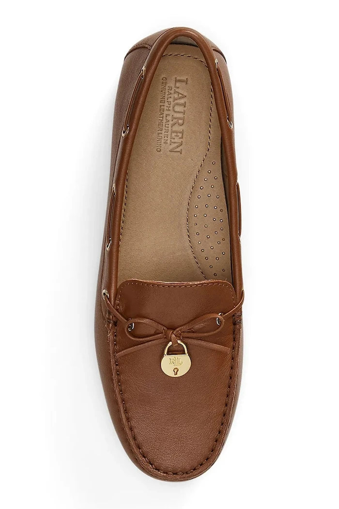 Кожени мокасини Lauren Ralph Lauren Wylie