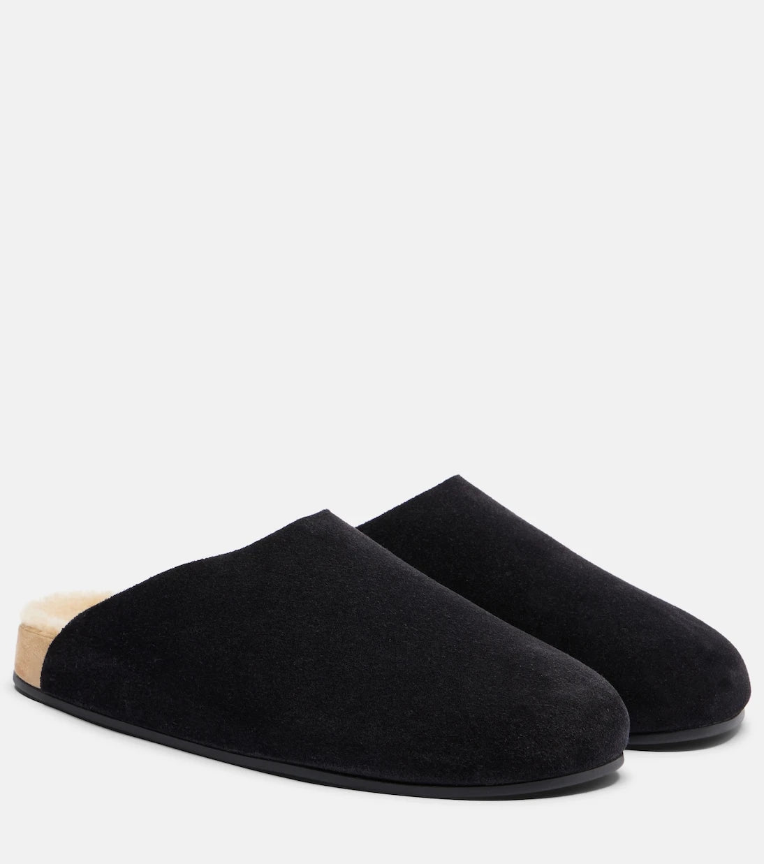 The Row - Hudson Two suede mules