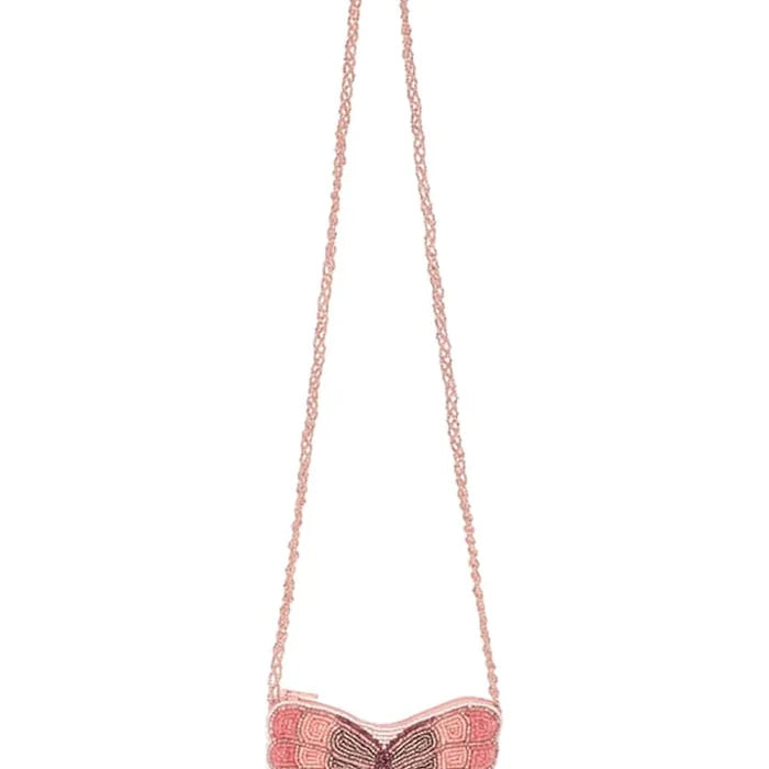 Konges Sløjd çocuklar için crossbody çanta BUTTERFLY BEADED BAG