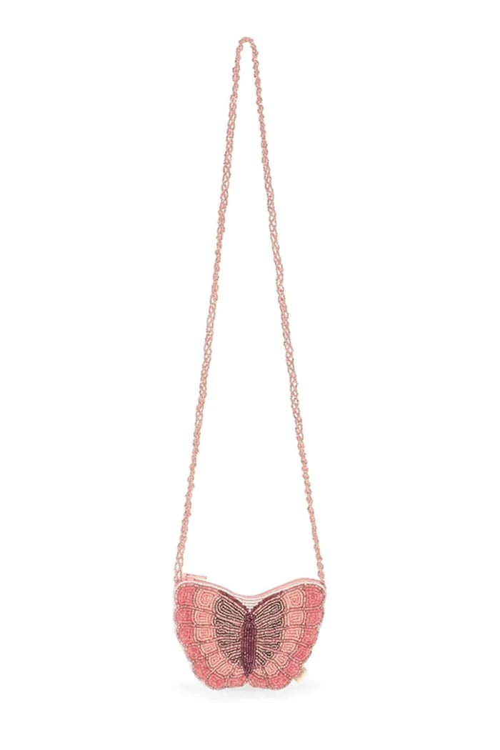 Konges Sløjd çocuklar için crossbody çanta BUTTERFLY BEADED BAG