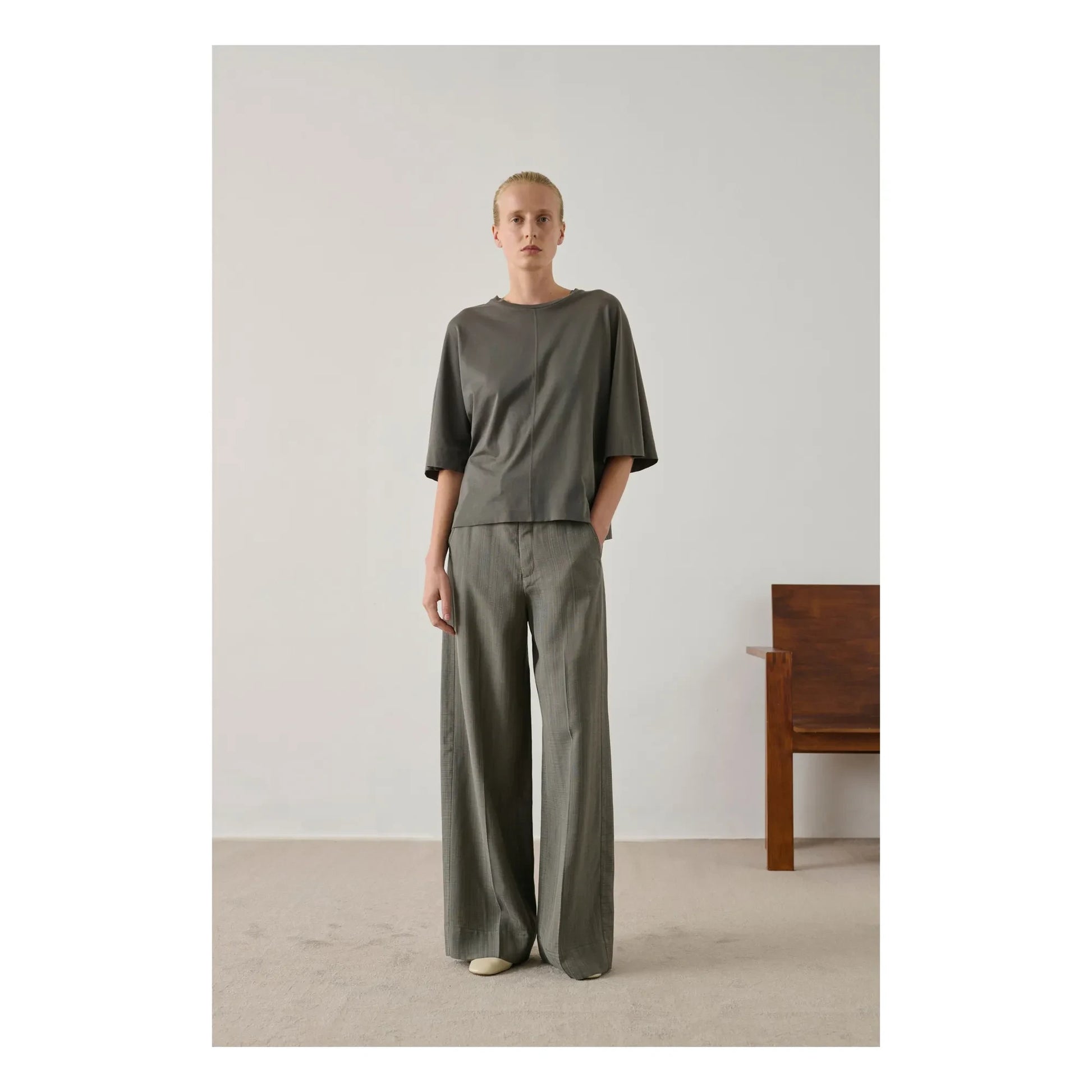 Soeur - Helsinki Coton T-shirt | Slate grey
