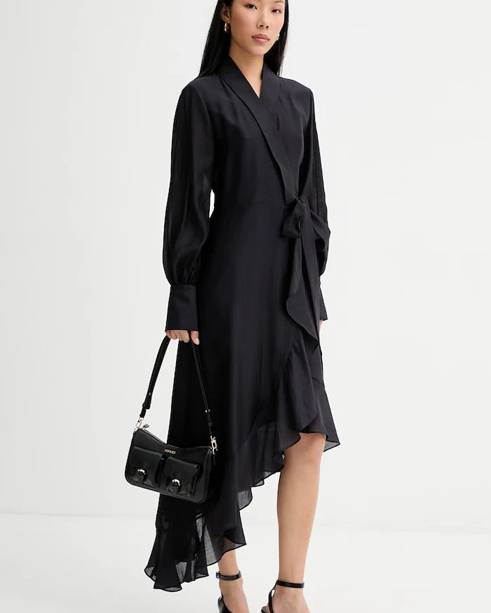 Blugirl Blumarine Рокля със застъпен дизайн с лиосел