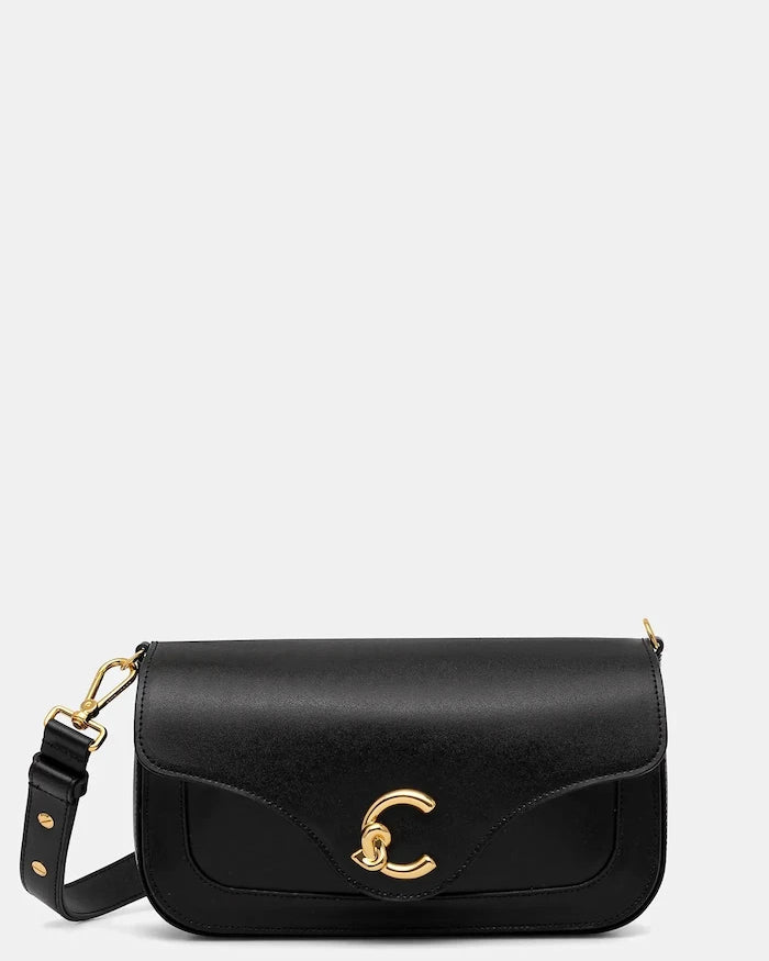 Кожена чанта Coccinelle COCCINELLE C-ME CALF