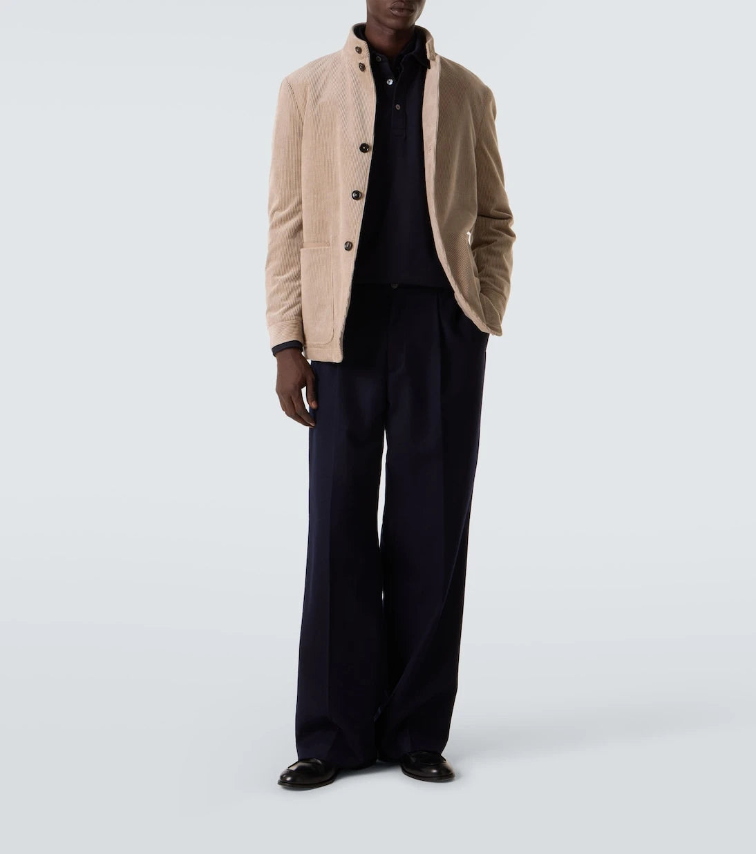 Zegna - Cotton piqué polo sweater