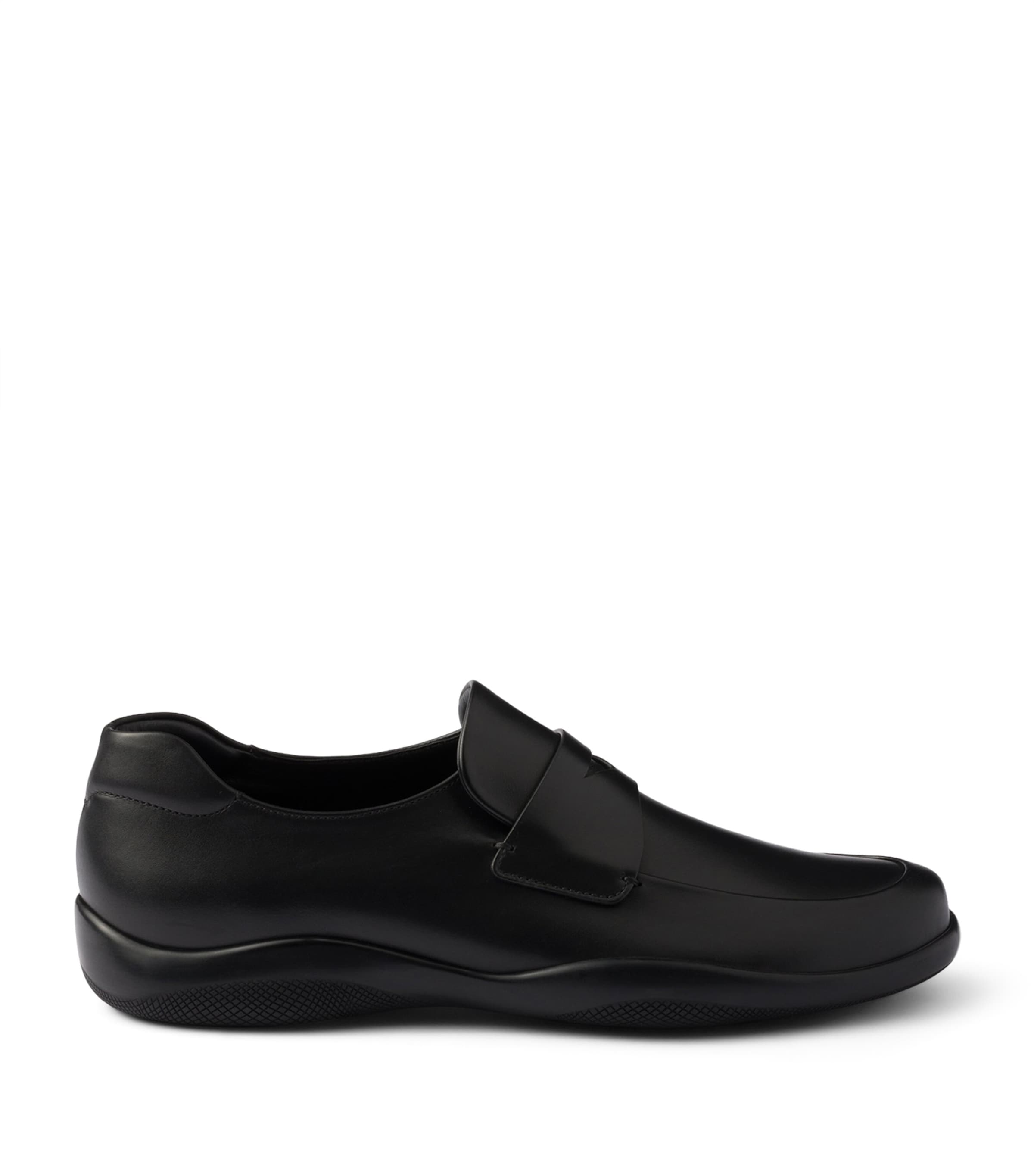 Prada Toblach Leather Loafers